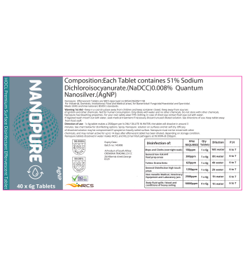 Nanopure | Hospital-Grade Surface Disinfectant for Home and Industry