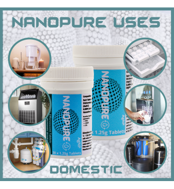 Water Disinfectant Tablets - Nanopure Domestic Water Purification Solution
