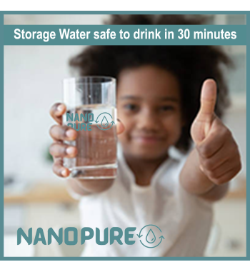 Nanopure Water Disinfectant Tablets - 80 x 3.25g for Bulk Water