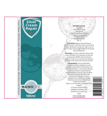 Nanolife Health Family Repair Cream 100g - Heal & Protect