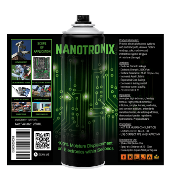 Nanotronix - 100% Moisture Displacement in Seconds